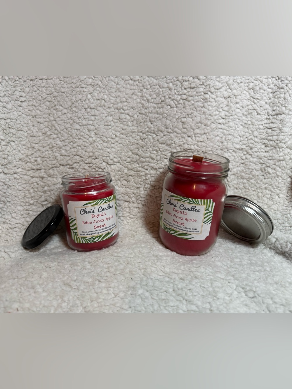 Kayali Eden Juicy Apple Scent Candle Set (type)